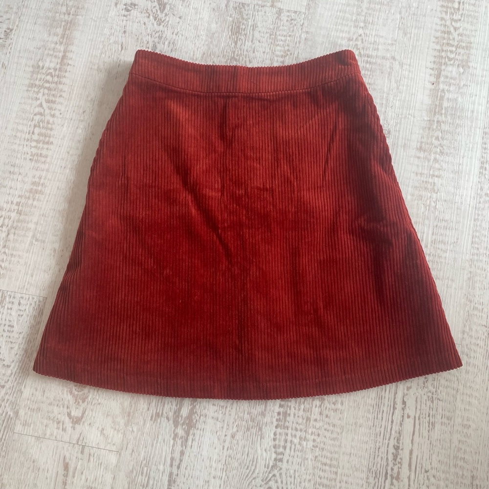 JUST corduroy A-line mini skirt